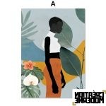 Peinture Ethnique africain ✓ calligraphie arabe