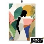 Peinture Ethnique africain ✓ calligraphie arabe