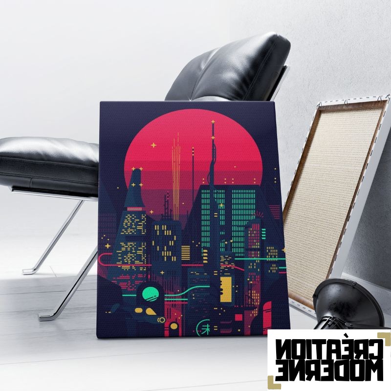 tableau-art-moderne-japonais-cadre