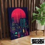 tableau-art-moderne-japonais-decoration-murale