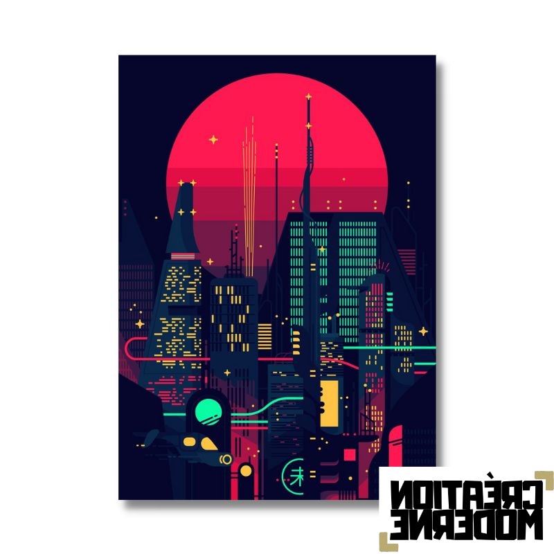 tableau-art-moderne-japonais-toile