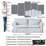 tableau-coquelicots-5-panneaux-la-deco-a-prix-grossiste-montableaudeco-37030350520553