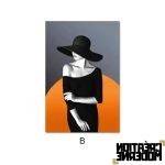 tableau-femme-bar-60x80cm-131 Toile Femme Bar