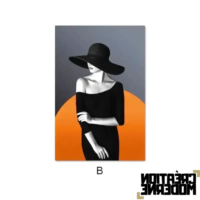 tableau-femme-bar-60x80cm-131 Toile Femme Bar