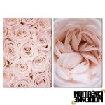 Toile Fleur Rose