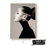 Tableau femme profil